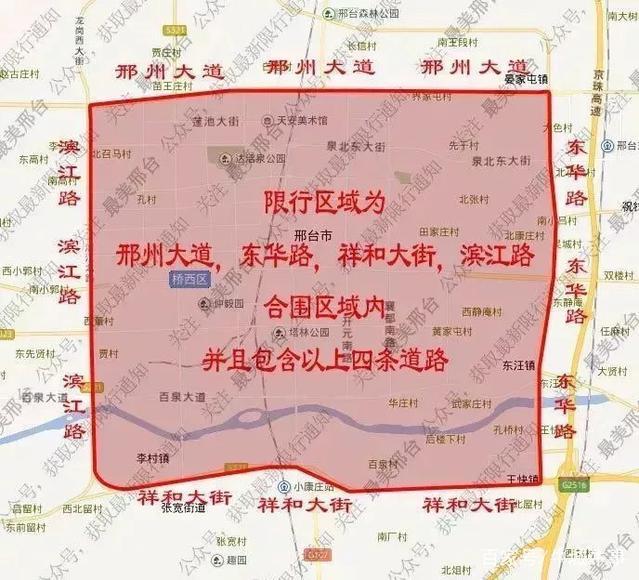 邢台市最新限号通知